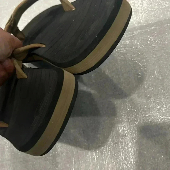 ❤️2/50❤️[10-10.5] Quiksilver Men's Carver Suede 3Point Flip Flop Athletic Sandal - Picture 4 of 5